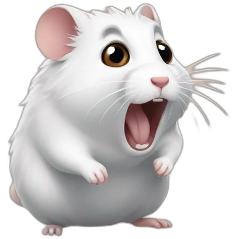 scared hamster emoji