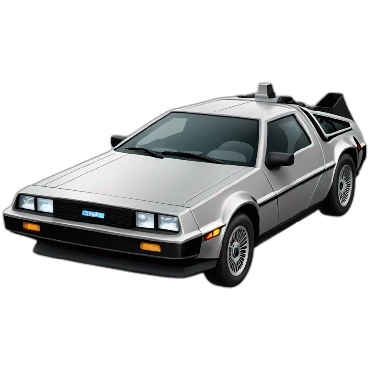 delorean emoji