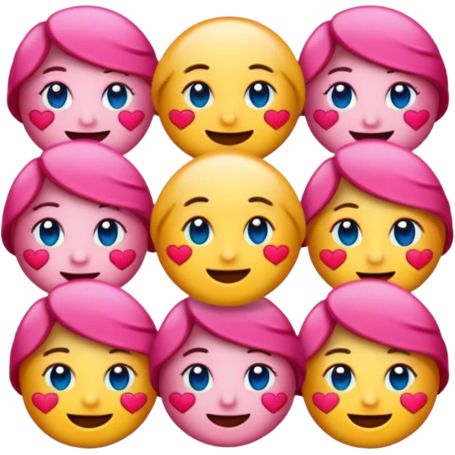 Emojis rosas  emoji