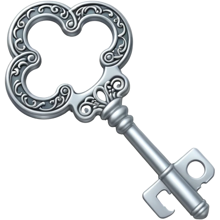 silver key emoji