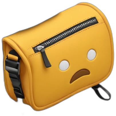 Saddle bike bag emoji