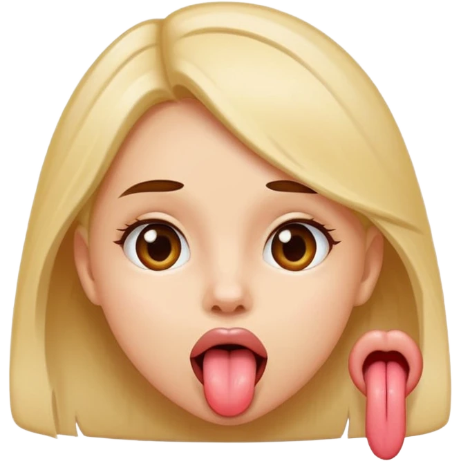girl sticking out her tongue  emoji