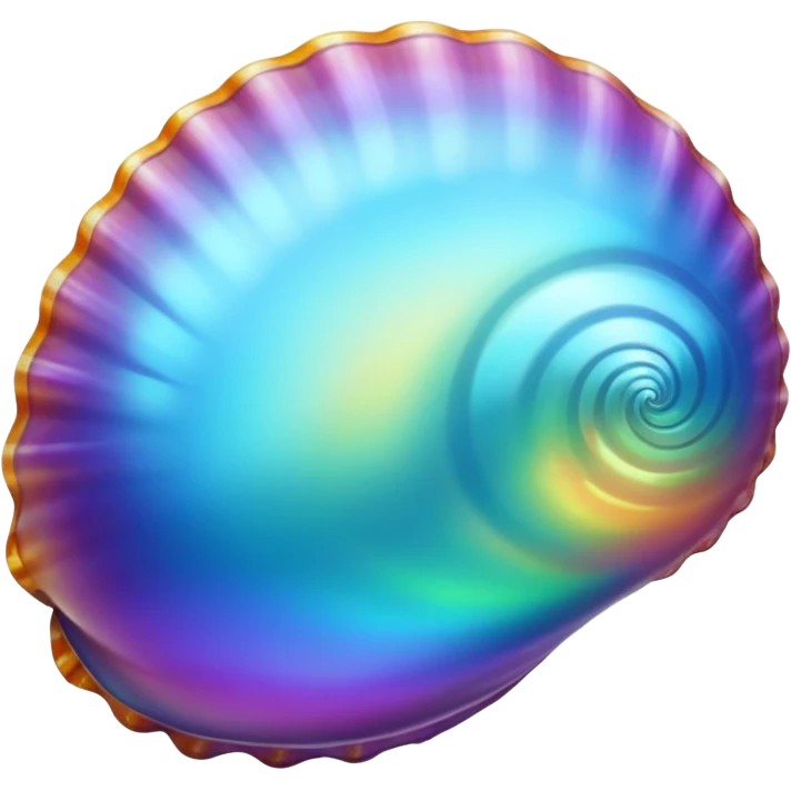 transparent shell emoji