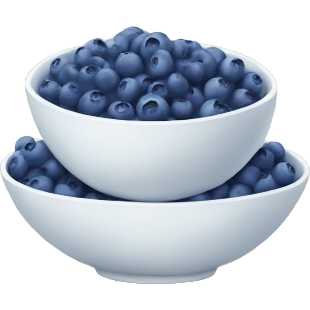 Bowl of Blueberries emoji