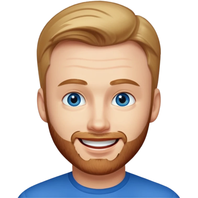 Chris Evans with blue eyes emoji