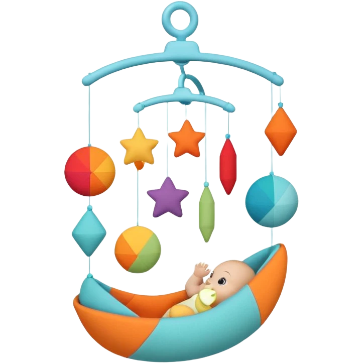 baby Hanging mobile  emoji