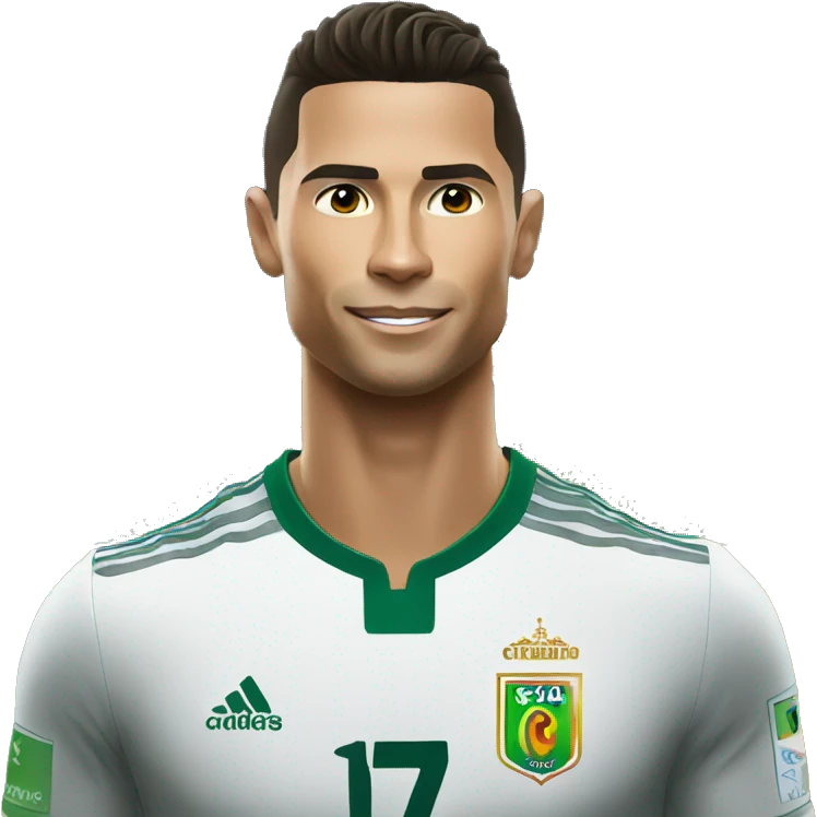 Cr7 with worldcup emoji