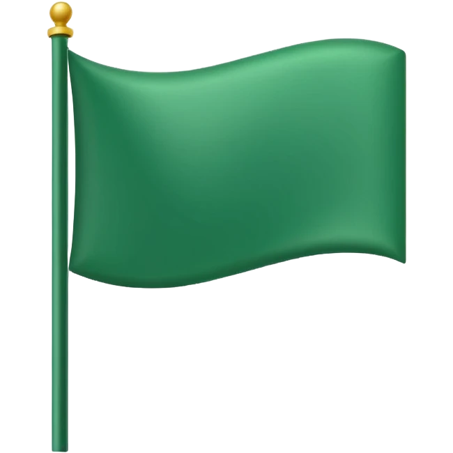 make a green flag emoji emoji