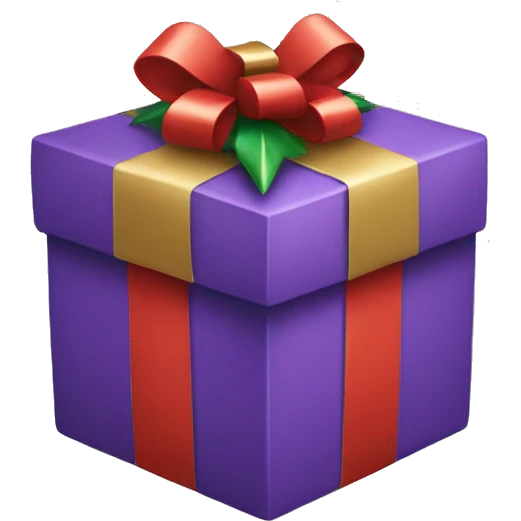 Christmas present  emoji