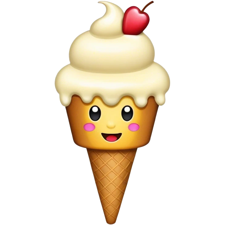 Ice cream emoji