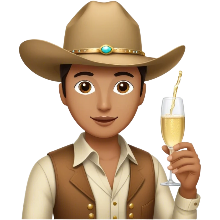 Cowgirl partying  emoji