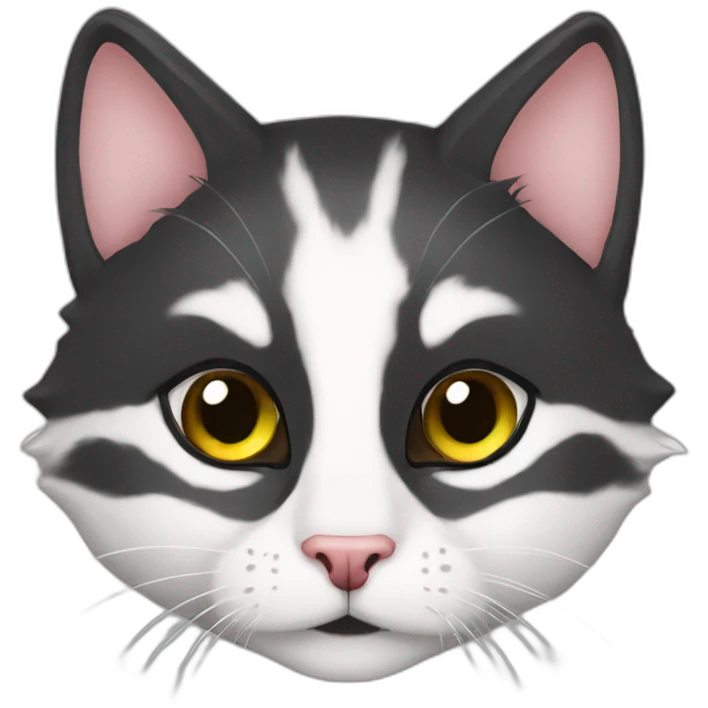 Розовий кіт emoji