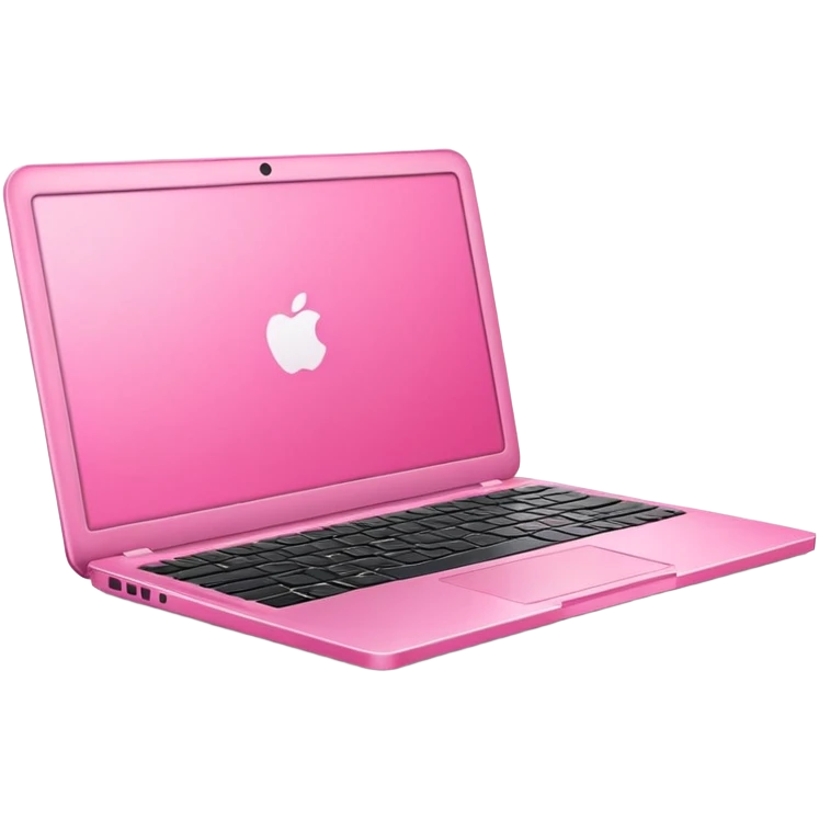 pink laptop computer emoji