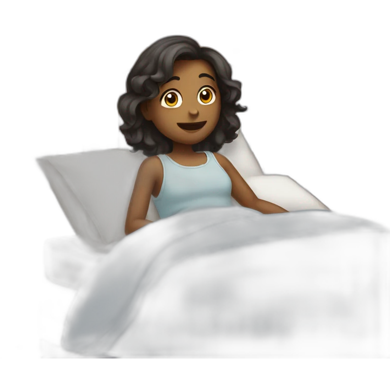 girl goes to bed emoji