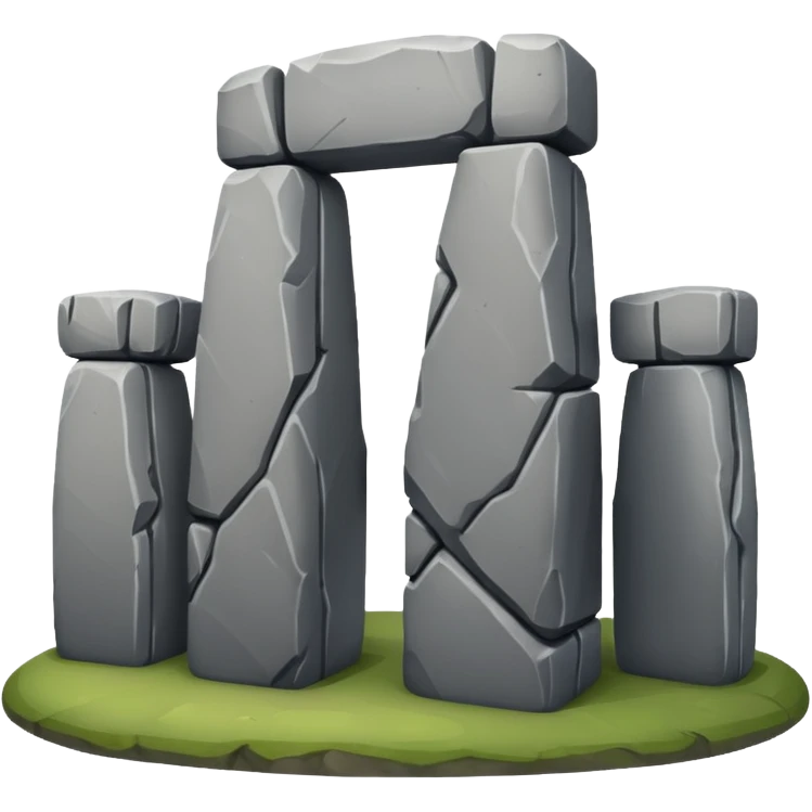 Stone henge emoji in Apple iOS style emoji