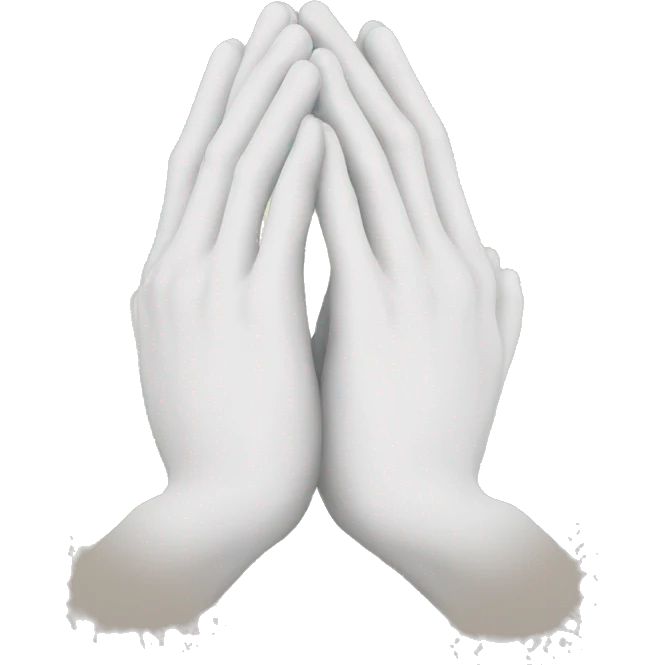 Prayer hands emoji