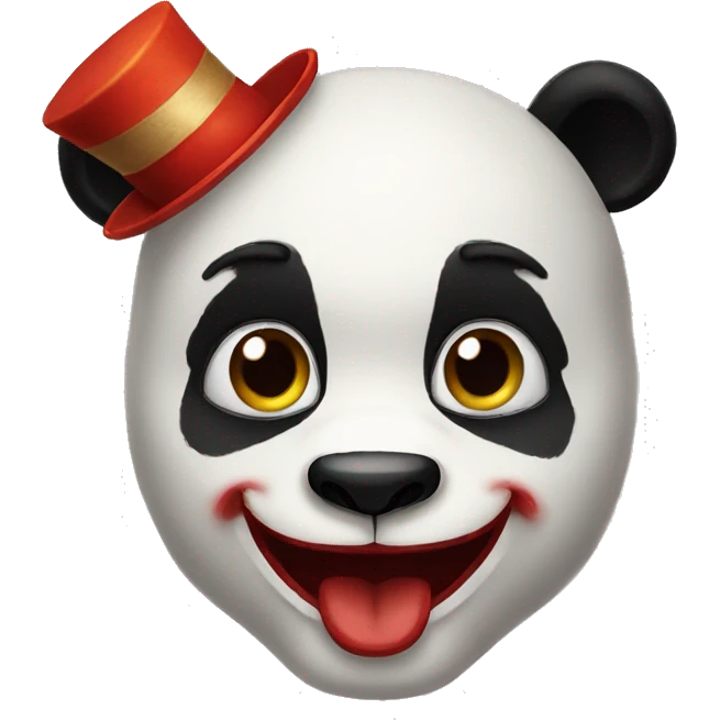 Payaso panda tonto  emoji