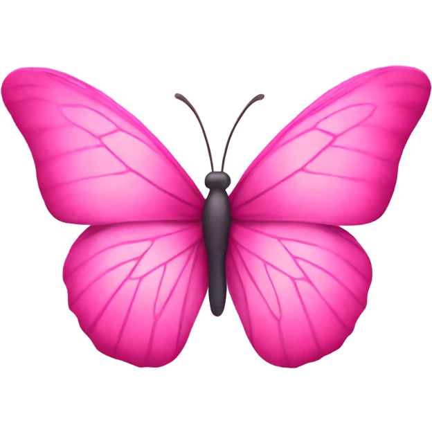 pink butterfly emoji