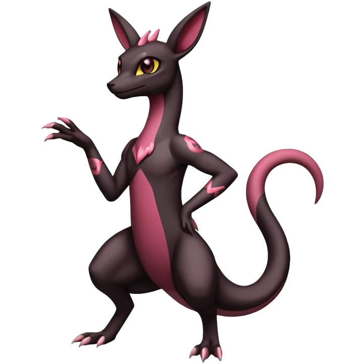 Salazzle-Umbreon-Fakémon-hybrid-creature (full body)  emoji