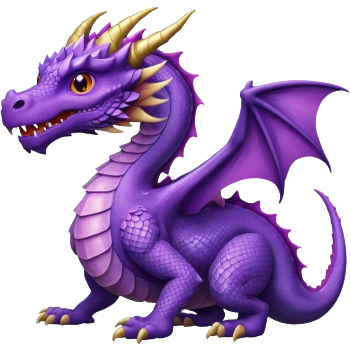 purple dragon emoji