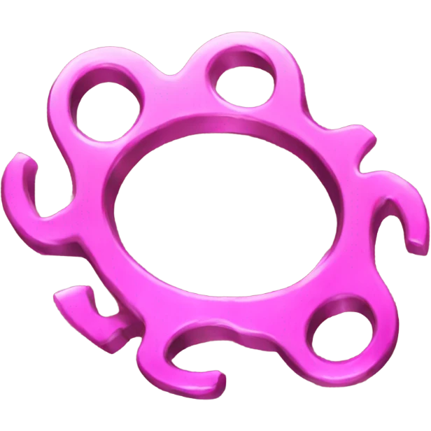 Pink brass knuckles  emoji