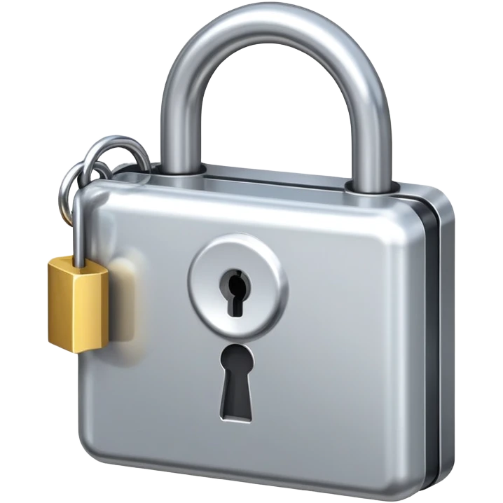 Runaway lock and key  emoji