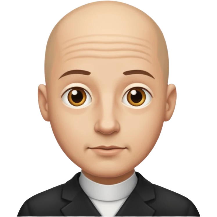 bald man with jewish appearance, fourth version emoji