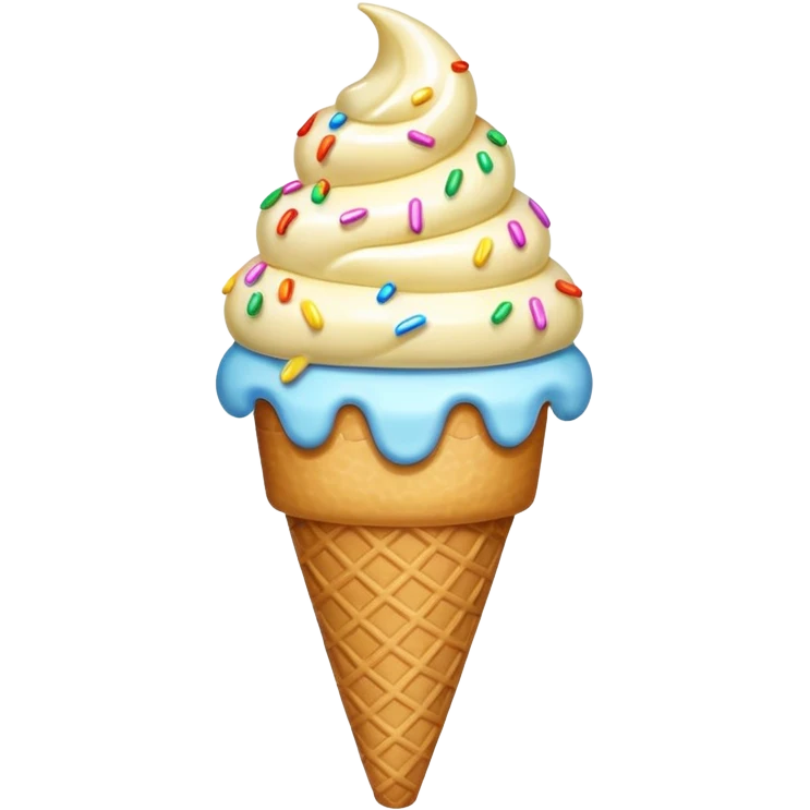 ice cream with sprinkles emoji