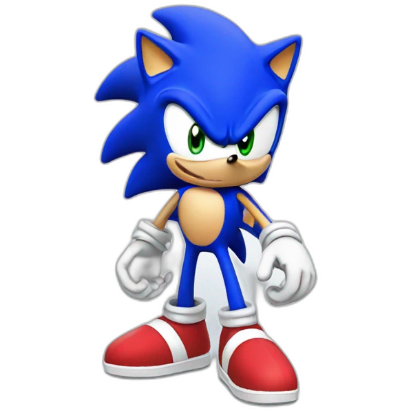 Sonic qui cours emoji
