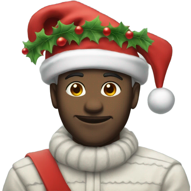 Ratnaja’s photo with Christmas attire emoji