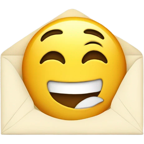 Emoji with thankyou note  emoji