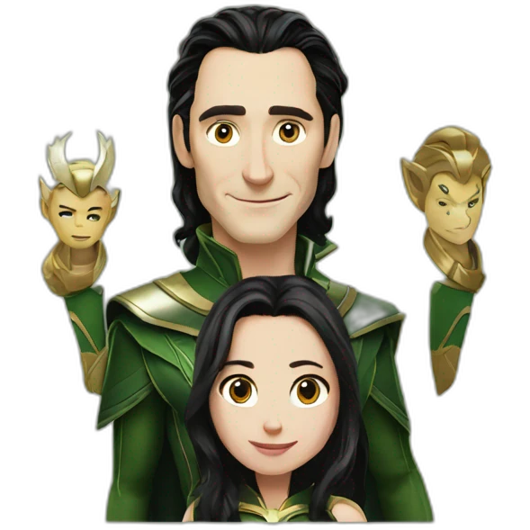 Loki and wanda emoji