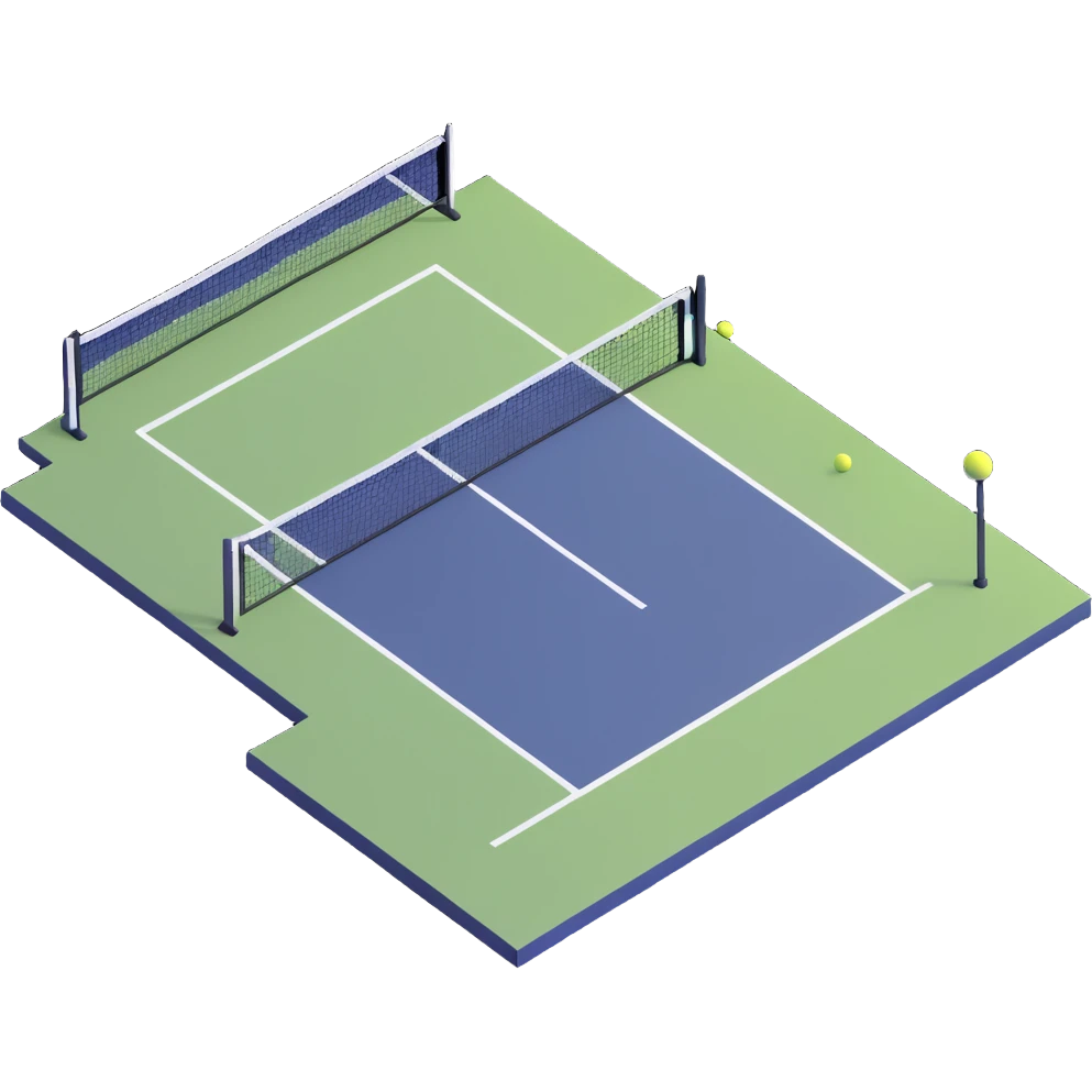 tennis court emoji
