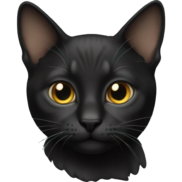 Cat black emoji