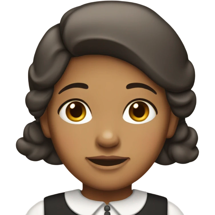Amish girl tan skin  emoji