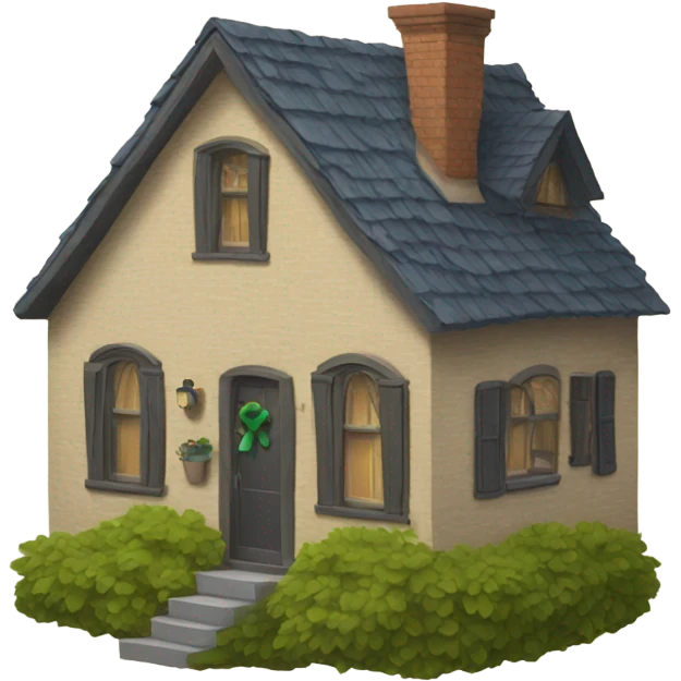 House with a bow on it emoji