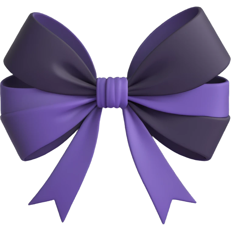 gothic bow emoji