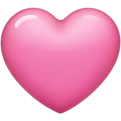 Corazón rosa pastel  emoji