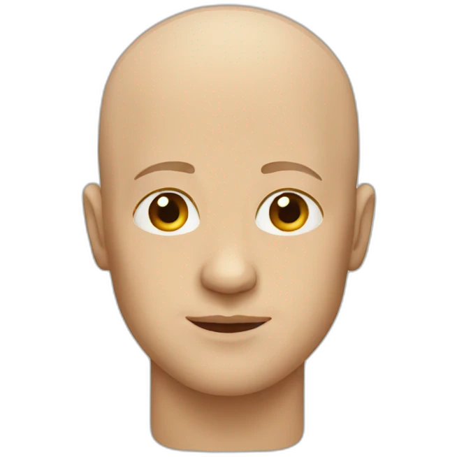 bald person emoji