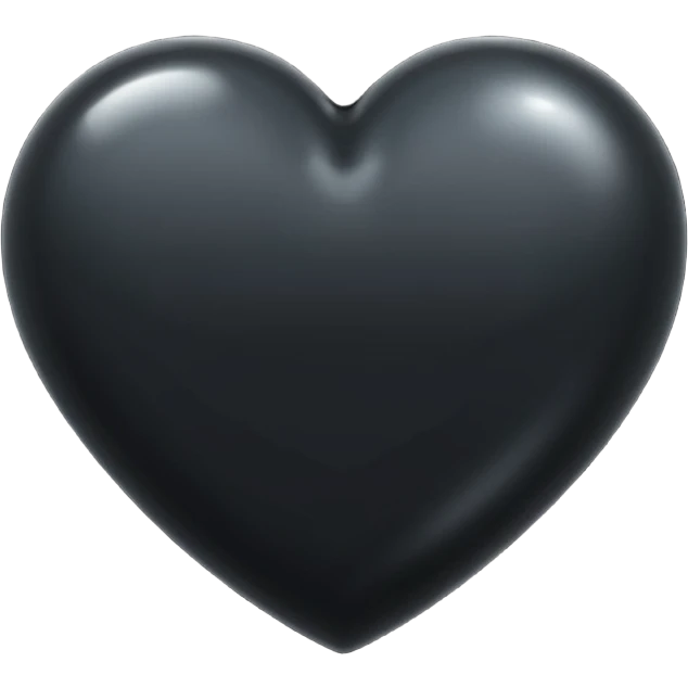 Black heart emoji