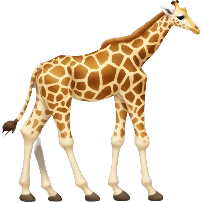 Giraffe write emoji