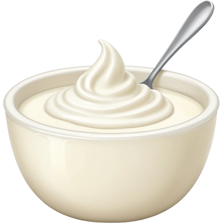 a bowl of yogurt emoji