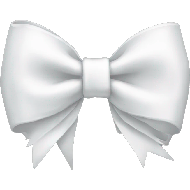 white bow emoji