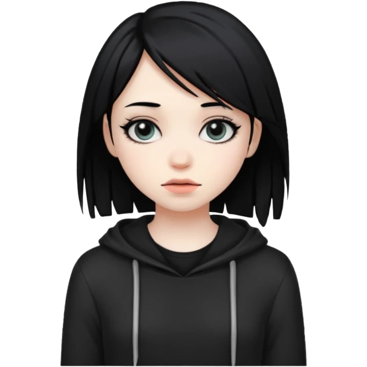 emo girl emoji