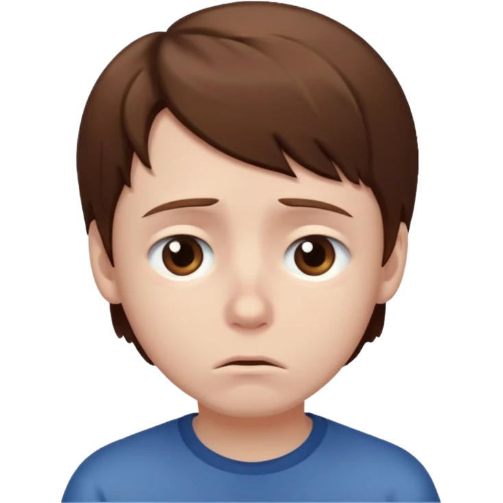Sad boy emoji