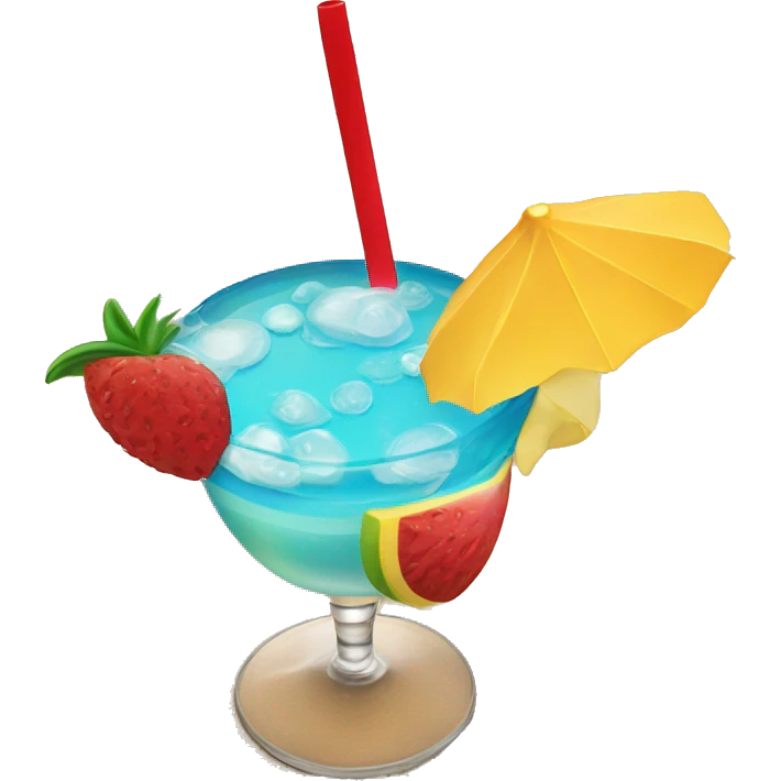 Sex on the beach ALCOHOLIC DRINK emoji