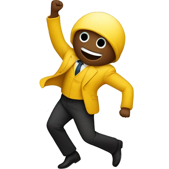 Un mono bailando emoji