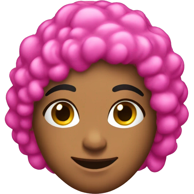 Disco pink Christmas emoji