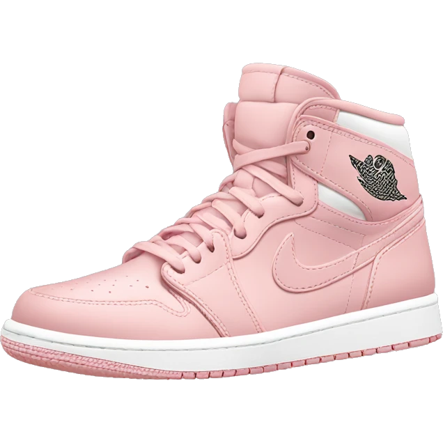 light pink jordan 1 emoji