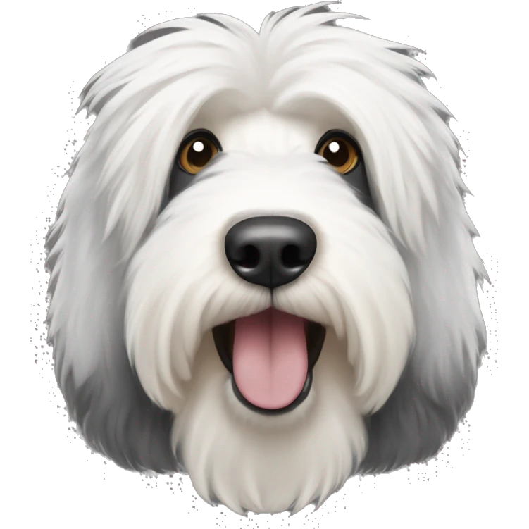 Old English sheepdog emoji
